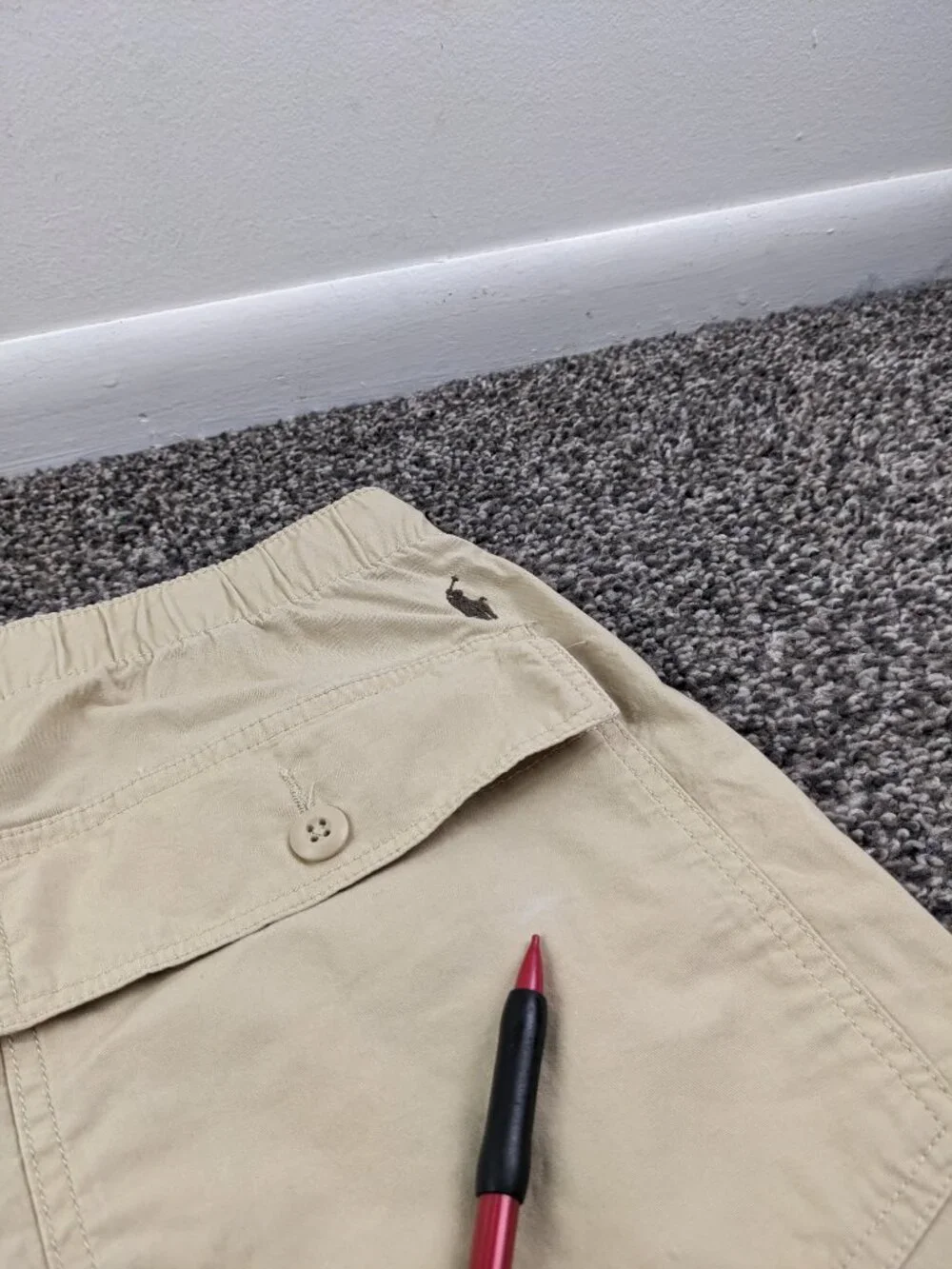 Polo Ralph Lauren Relaxed Fit Poplin Jogger Pants Mens M Elastic Waist Utility